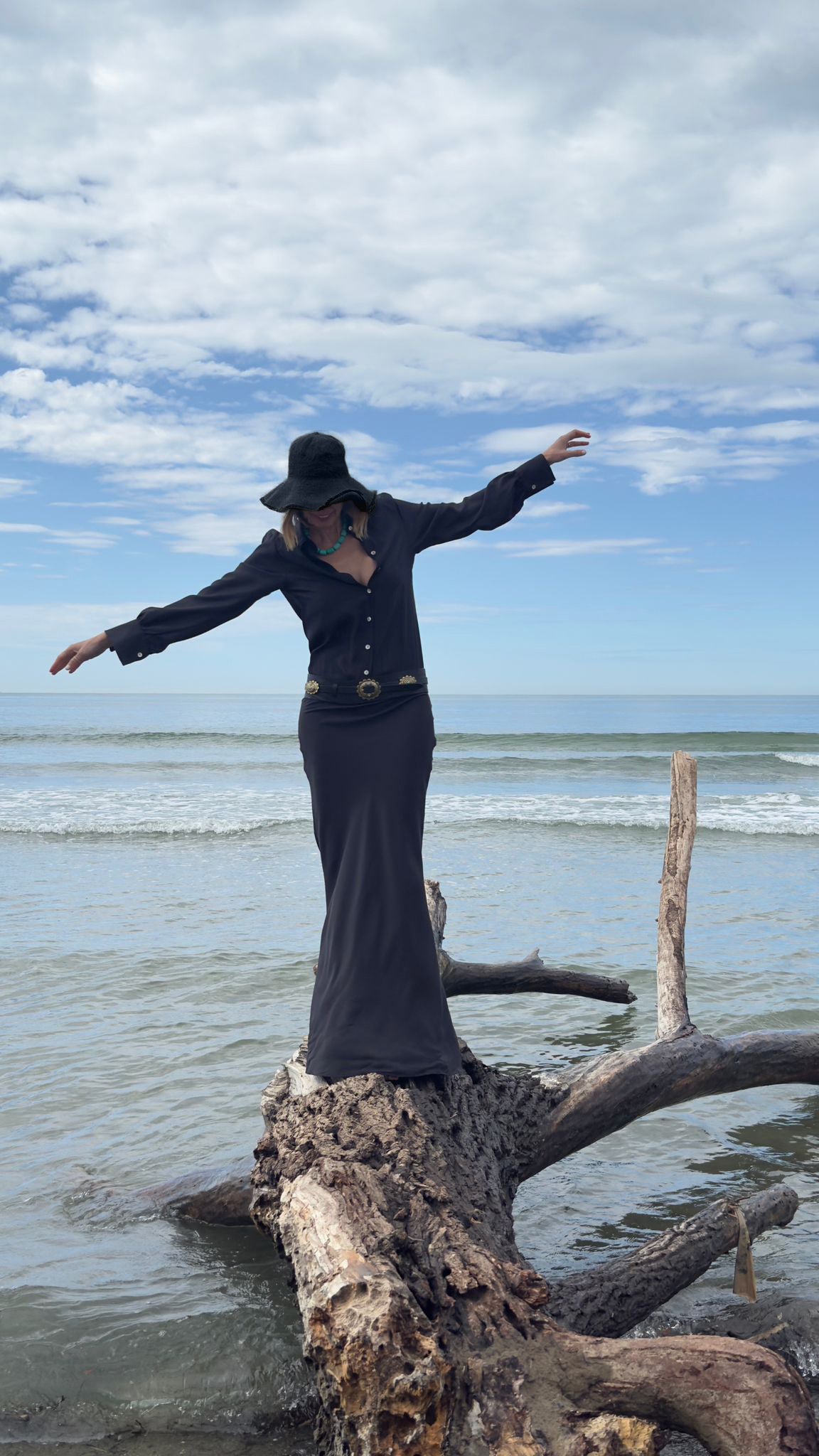 ABITO CHEMISIER SETA